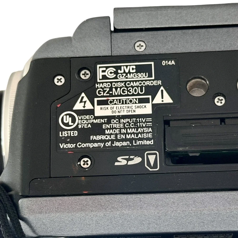 JVC Everio GZ-MG30U 30GB Hard Disk Drive 25x Optical Zoom Camcorder -FOR‎ PARTS